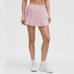 Lululemon High-Rise Pleated Tennis Skirt, Size 8, Pink Haze